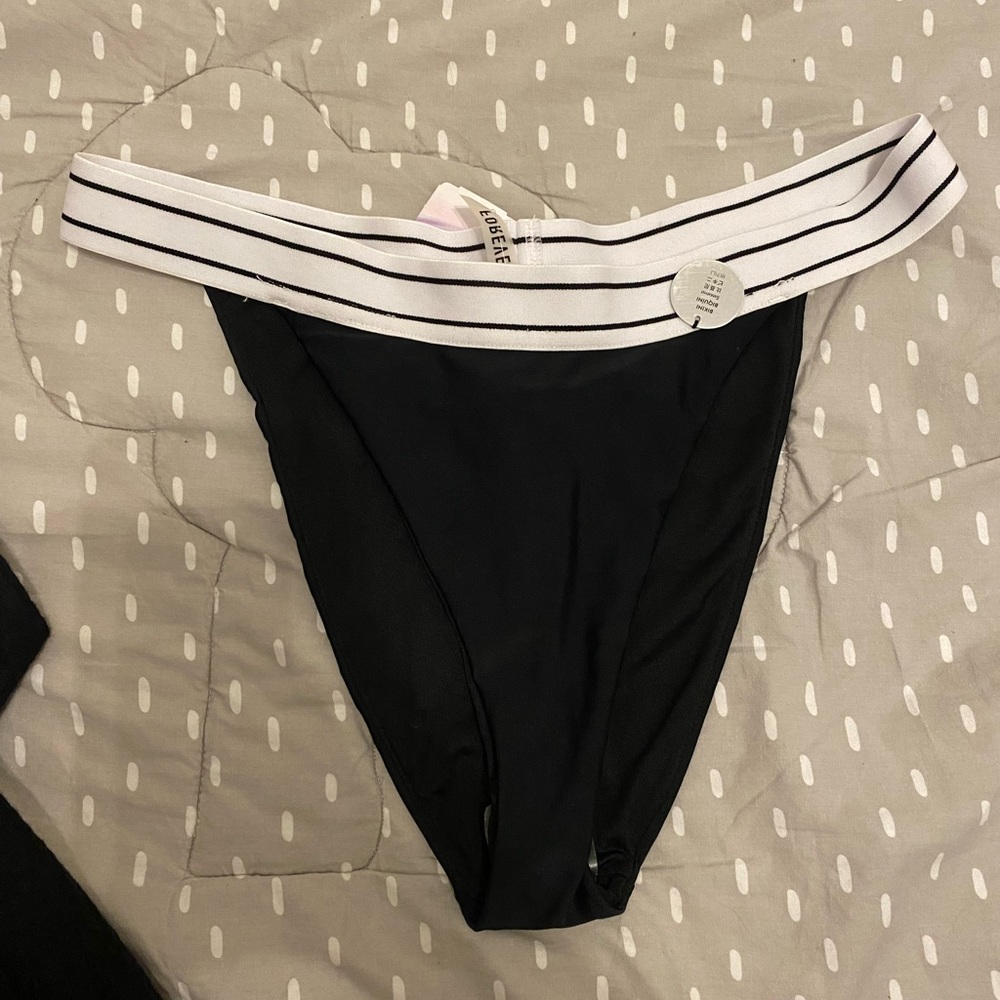 Forever 21 Banded High Waist High Leg Bikini Bottom